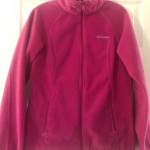 Women’s Columbia pink fleece